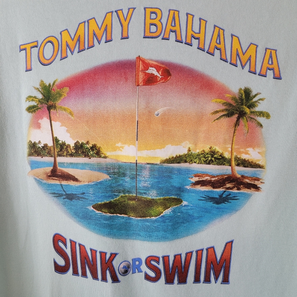 Tommy Bahama Sink or Swim Golf Relaxed Shirt Size Small